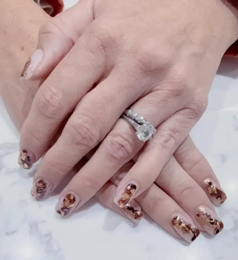 Nude Gold Foil Leaf
