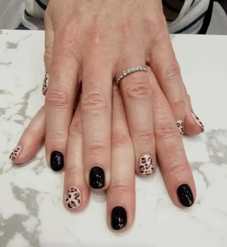 Black Blush Leopard