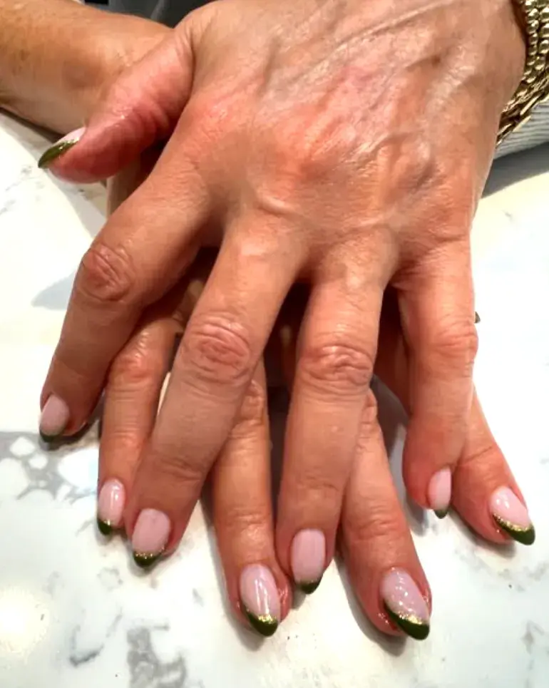 Nude Olive Gold French