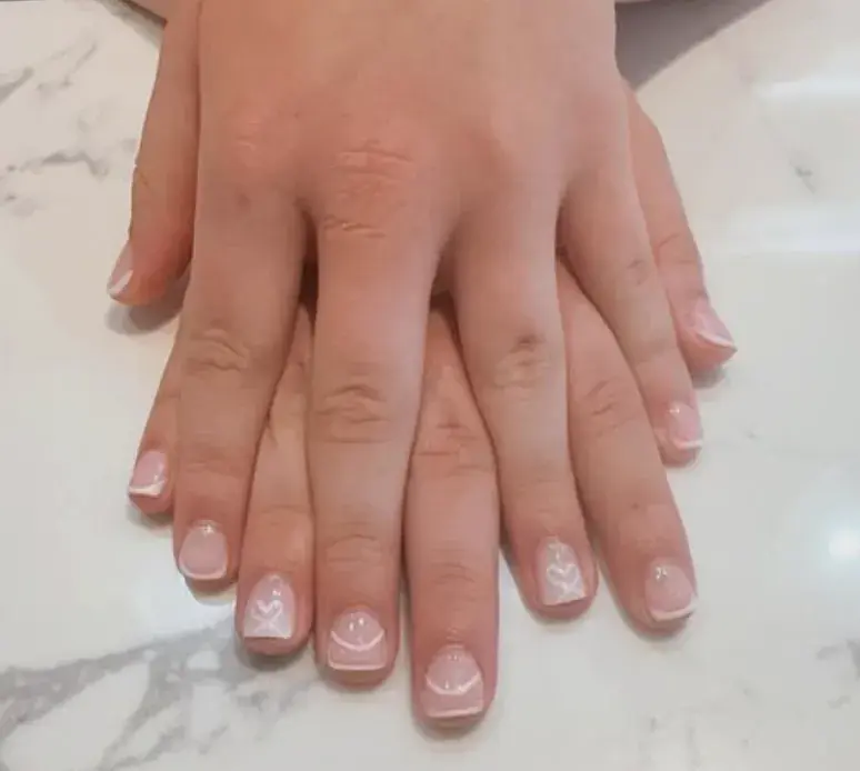 Short Classic White French