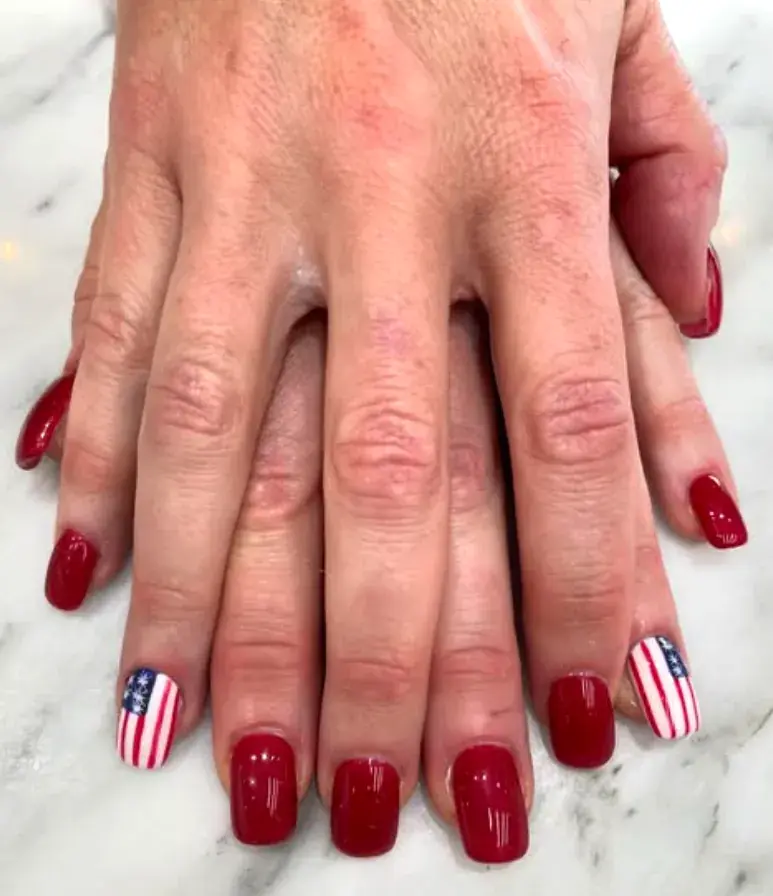 Classic Red Flag Accent